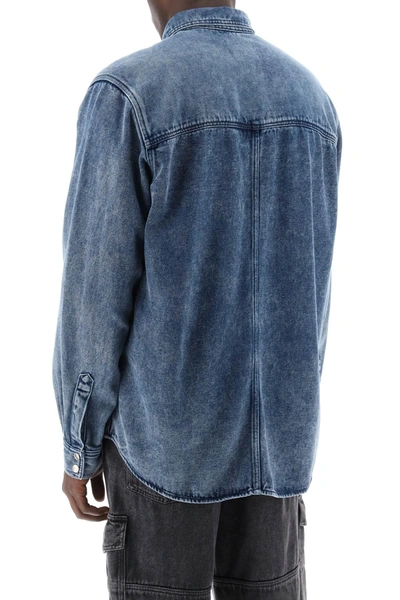 Shop Marant Overshirt In Denim Tailly