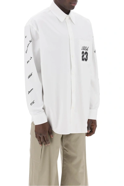 Shop Off-white Off White "oversized Shirt With