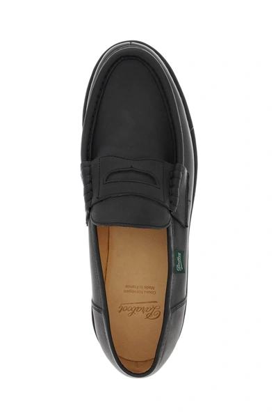 Shop Paraboot Leather Reims Penny Loafers