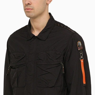 Shop Parajumpers Black Millard Jacket In Nylon