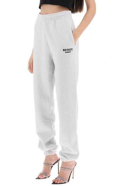 Shop Rotate Birger Christensen Rotate Joggers With Embroidered Logo