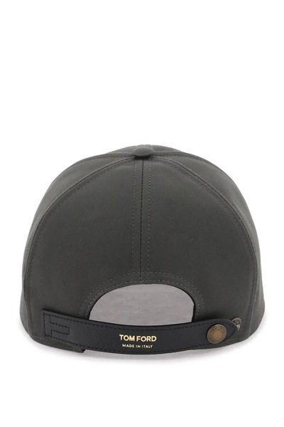 Shop Tom Ford Baseball Cap With Embroidery