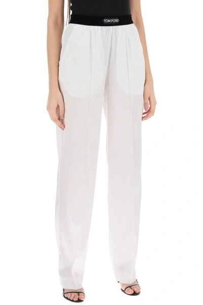 Shop Tom Ford Silk Pajama Pants