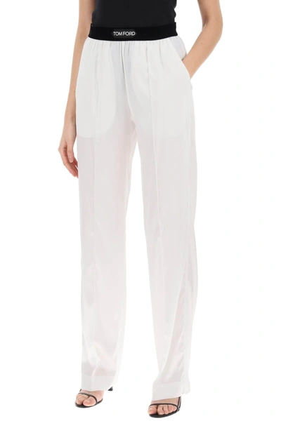 Shop Tom Ford Silk Pajama Pants