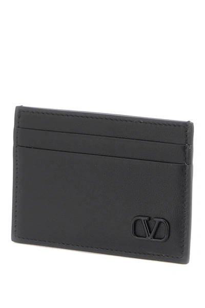 Shop Valentino Garavani "leather Vlogo Signature Card