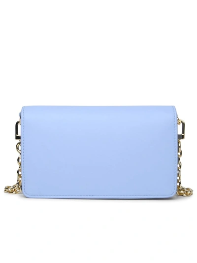 Shop Chiara Ferragni 'eyelike' Light Blue Polyester Crossbody Bag