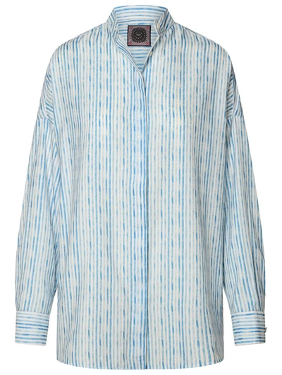 Shop Destin Light Blue Cotton Shirt