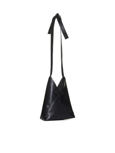 Shop Mm6 Maison Margiela Japanese Leather Tote In Black