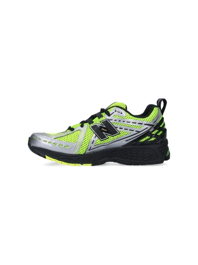 New Balance Low Top Sneakers With Mesh Upper And Pull Tab In Green