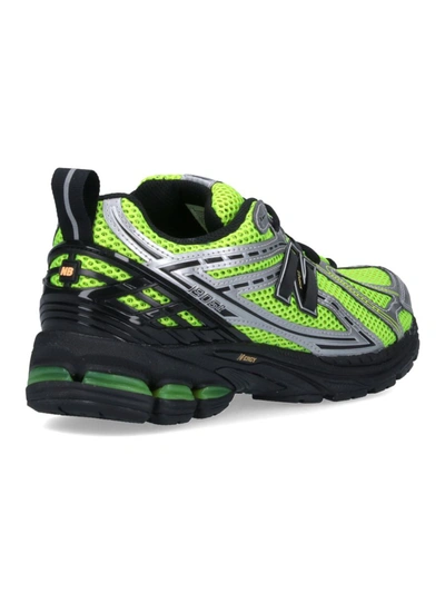 New Balance Low Top Sneakers With Mesh Upper And Pull Tab In Green