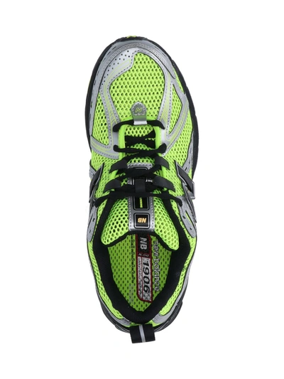 New Balance Low Top Sneakers With Mesh Upper And Pull Tab In Green