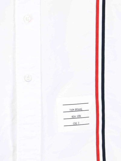Shop Thom Browne 'straight Fit' Shirt In White
