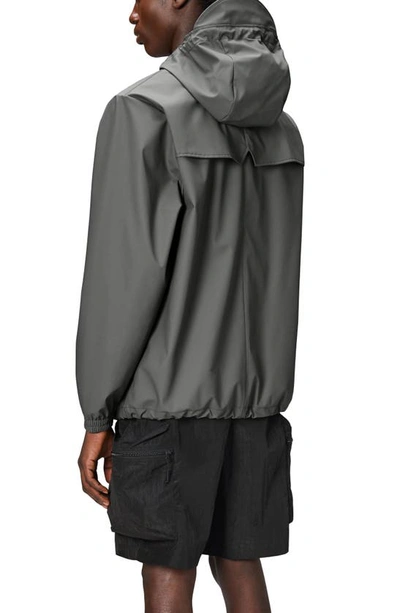 Rains Storm Breaker Waterproof Rain Jacket In Grey