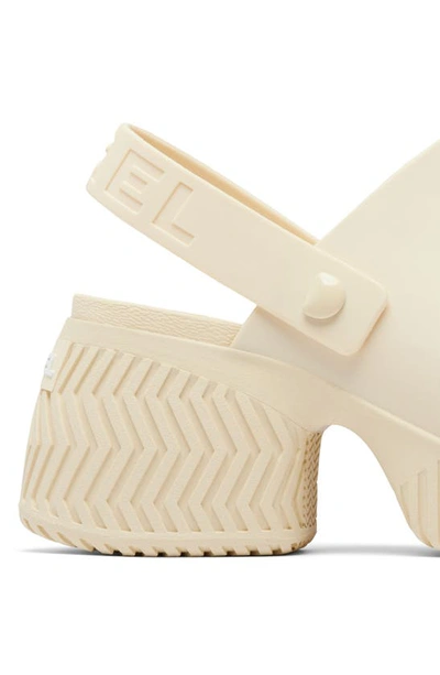 Shop Sorel Ona Streetworks Slingback Platform Clog In Honey White/ Sea Salt