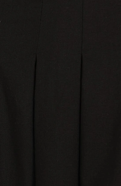 Petal And Pup Maria Puff Sleeve Midi Dresses In Black
