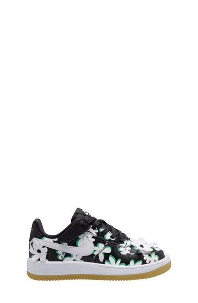 Shop Nike Force 1 Low Easyon Lv8 Floral Sneaker In Black/ White/ Green/ Gum