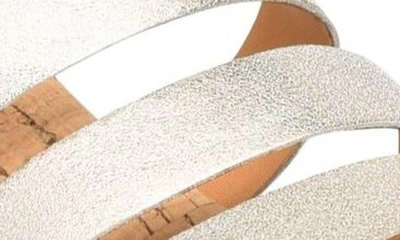 Kork-ease Pasha Ankle Strap Platform Sandal In Gold Metallic