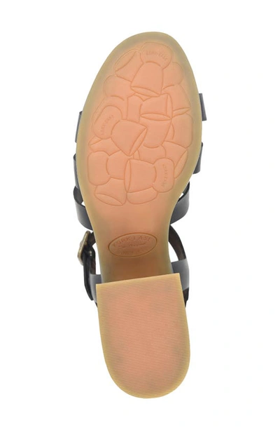 Kork-ease Pasha Ankle Strap Platform Sandal In Black Leather
