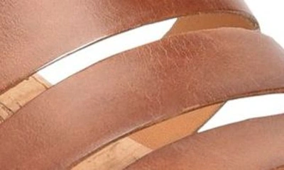 Kork-ease Pasha Ankle Strap Platform Sandal In Brown Leather