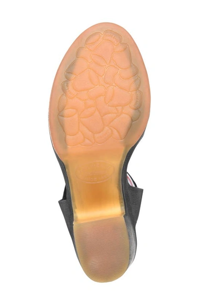 Shop Kork-ease Stasia Ankle Strap Platform Sandal In Black Leather