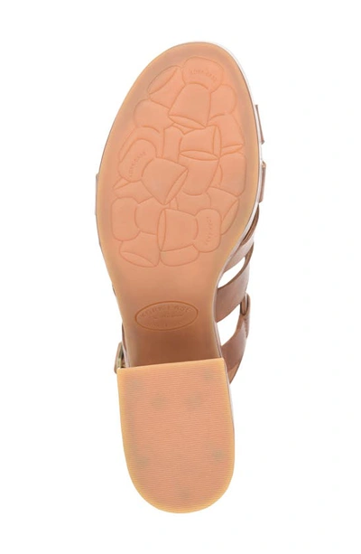 Shop Kork-ease Paschal Slingback Platform Sandal In Brown Leather