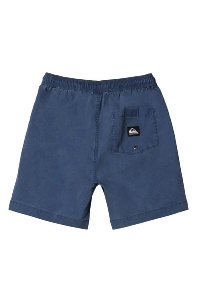 Shop Quiksilver Kids' Taxer Shorts In Crown Blue