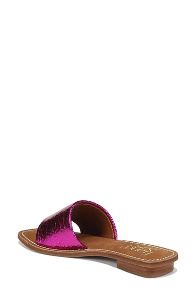 Shop Franco Sarto Tina Raffia Slide Sandal In Pink