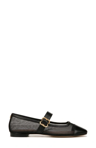 Shop Sam Edelman Miranda Mary Jane Flat In Black