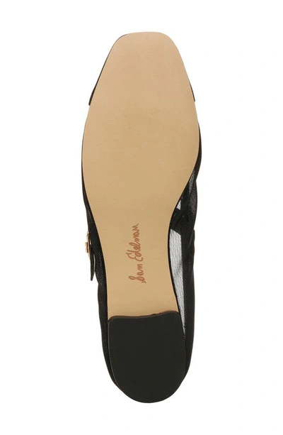 Shop Sam Edelman Miranda Mary Jane Flat In Black