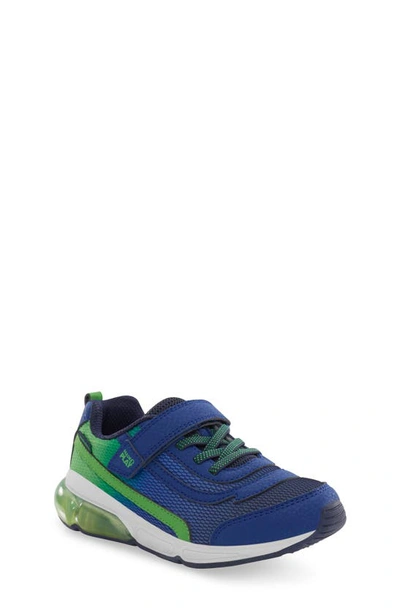 Shop Stride Rite Made2play® Surge Bounce Sneaker In Navy/ Green
