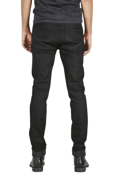Shop Hiroshi Kato The Needle Slim 10.5-ounce Stretch Selvedge Jeans In Black Raw