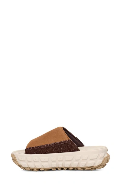 Shop Ugg Venture Daze Platform Slide Sandal In Chestnut / Ceramic