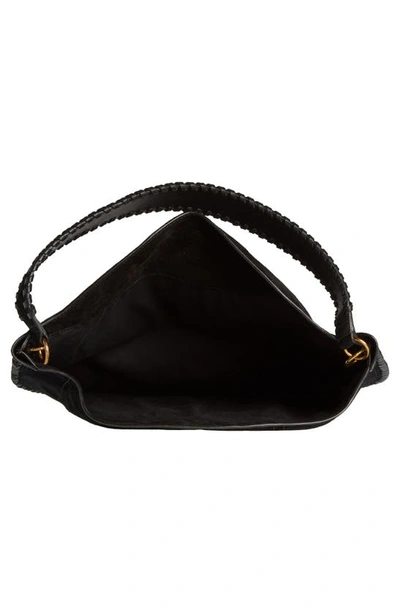 Shop Isabel Marant Large Oskan Suede Hobo Bag In Black 01bk