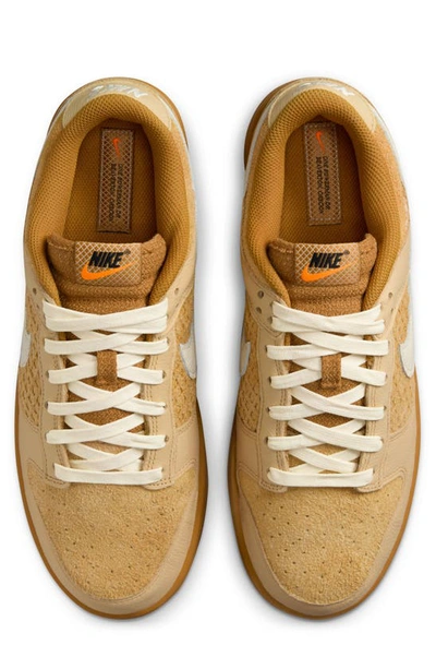Shop Nike Dunk Low Retro Basketball Sneaker In Wheat/ Coconut Milk/ Sesame