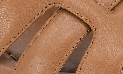 Shop Kenneth Cole New York Harper Block Heel Sandal In Cognac Leather