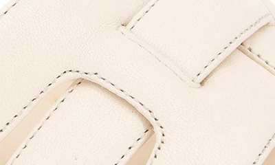 Shop Kenneth Cole New York Harper Block Heel Sandal In Pearl Leather