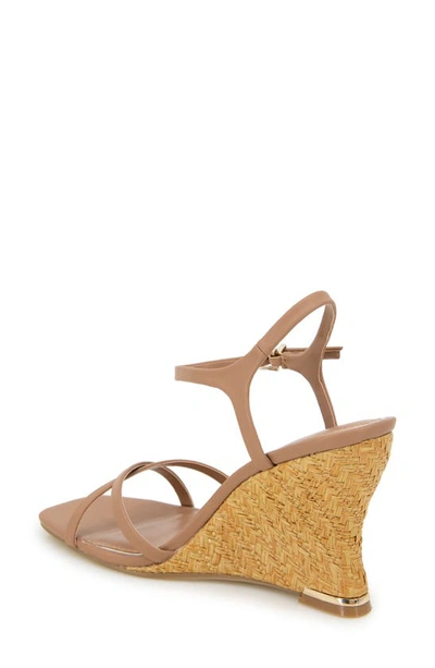 Shop Kenneth Cole New York Freya Wedge Sandal In Classic Tan