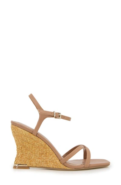 Shop Kenneth Cole New York Freya Wedge Sandal In Classic Tan