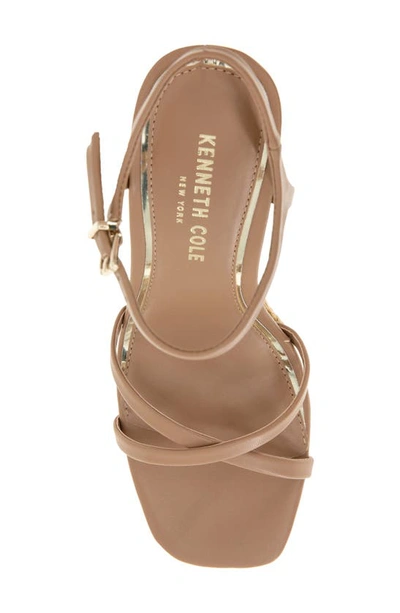 Shop Kenneth Cole New York Freya Wedge Sandal In Classic Tan