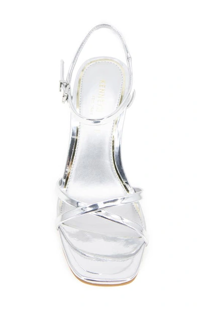 Shop Kenneth Cole New York Freya Wedge Sandal In Silver