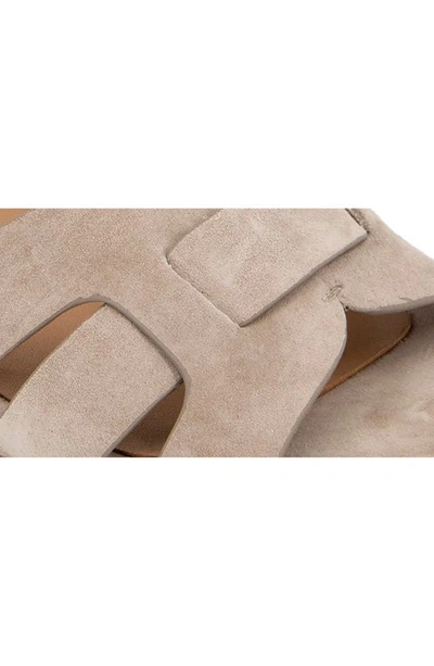 Gentle Souls By Kenneth Cole Myla Ankle Strap Sandal In Mushroom Suede