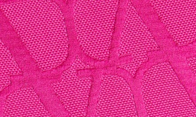 Shop Valentino Garavani Vlogo Toile Iconographe Shorts In Pink Pp