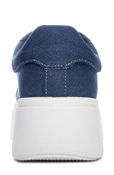 Shop Dirty Laundry Record Platform Sneaker In Blue