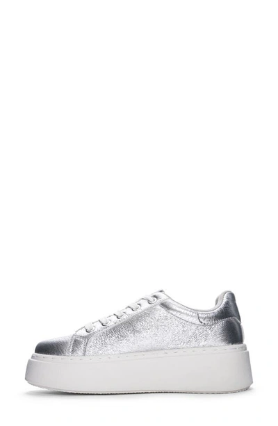 Shop Dirty Laundry Record Platform Sneaker In Silver