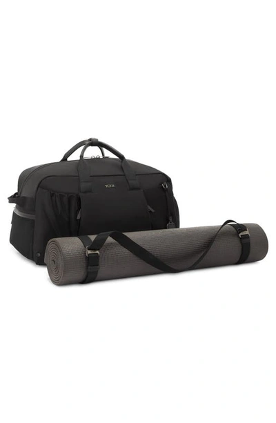 Shop Tumi Malta Duffle Backpack In Black/ Gunmetal
