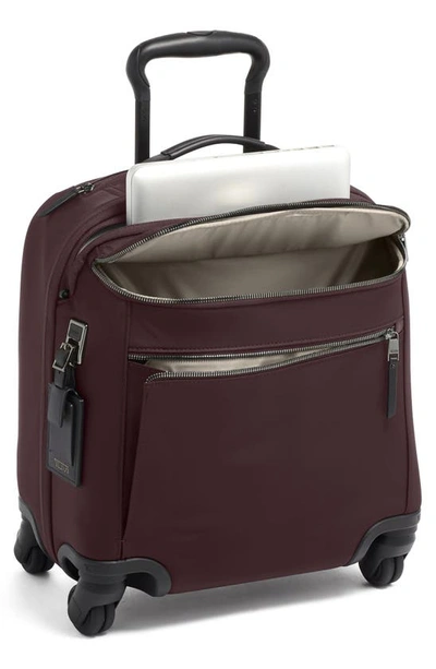 Shop Tumi Oxford 16-inch Compact Wheeled Carry-on In Deep Plum