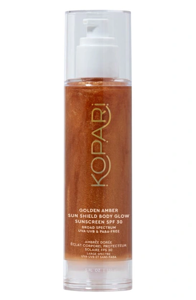 Shop Kopari Golden Amber Sun Shield Body Glow Sunscreen Spf 30, 5 oz