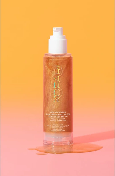 Kopari Golden Amber Sun Shield Body Glow Sunscreen Spf 30
