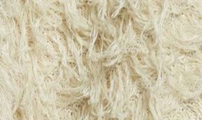 Shop Stella Mccartney Shaggy Linen & Cotton Fringe Jacket In 9500 - Natural