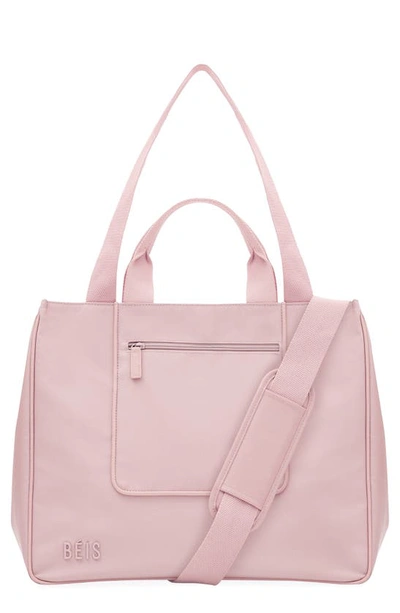 Shop Beis The East/west Tote In Atlas Pink